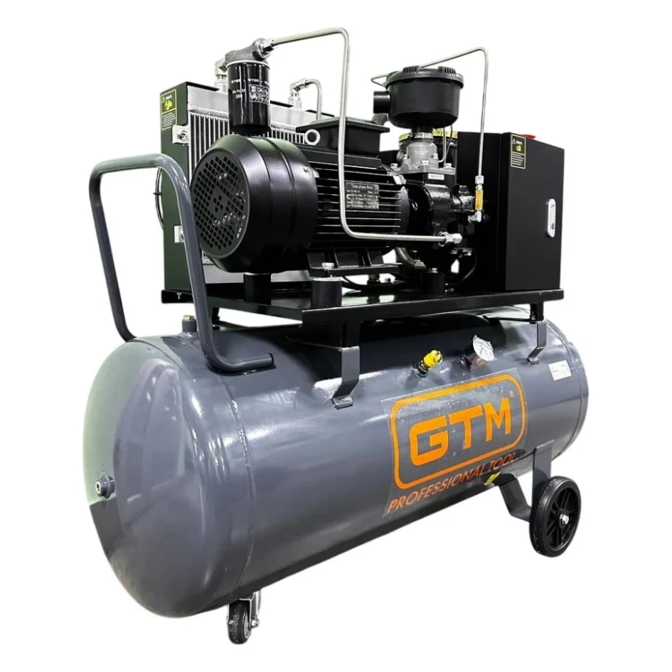 Компресор GTM 200л, 1000л/хв, 7,5кВт, 8бар, 380V (DLG7.5V)
