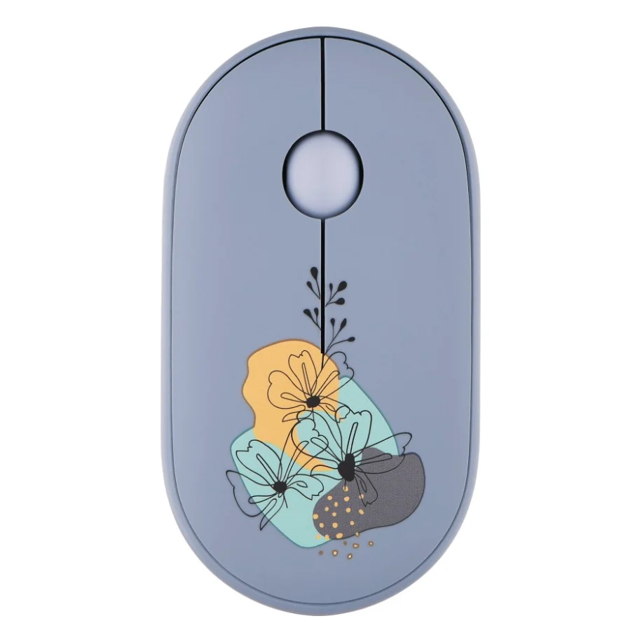 Мишка 2E MF300 FLORAMALLOW Silent Wireless/Bluetooth Blue (2E-MF300WFLORABL)