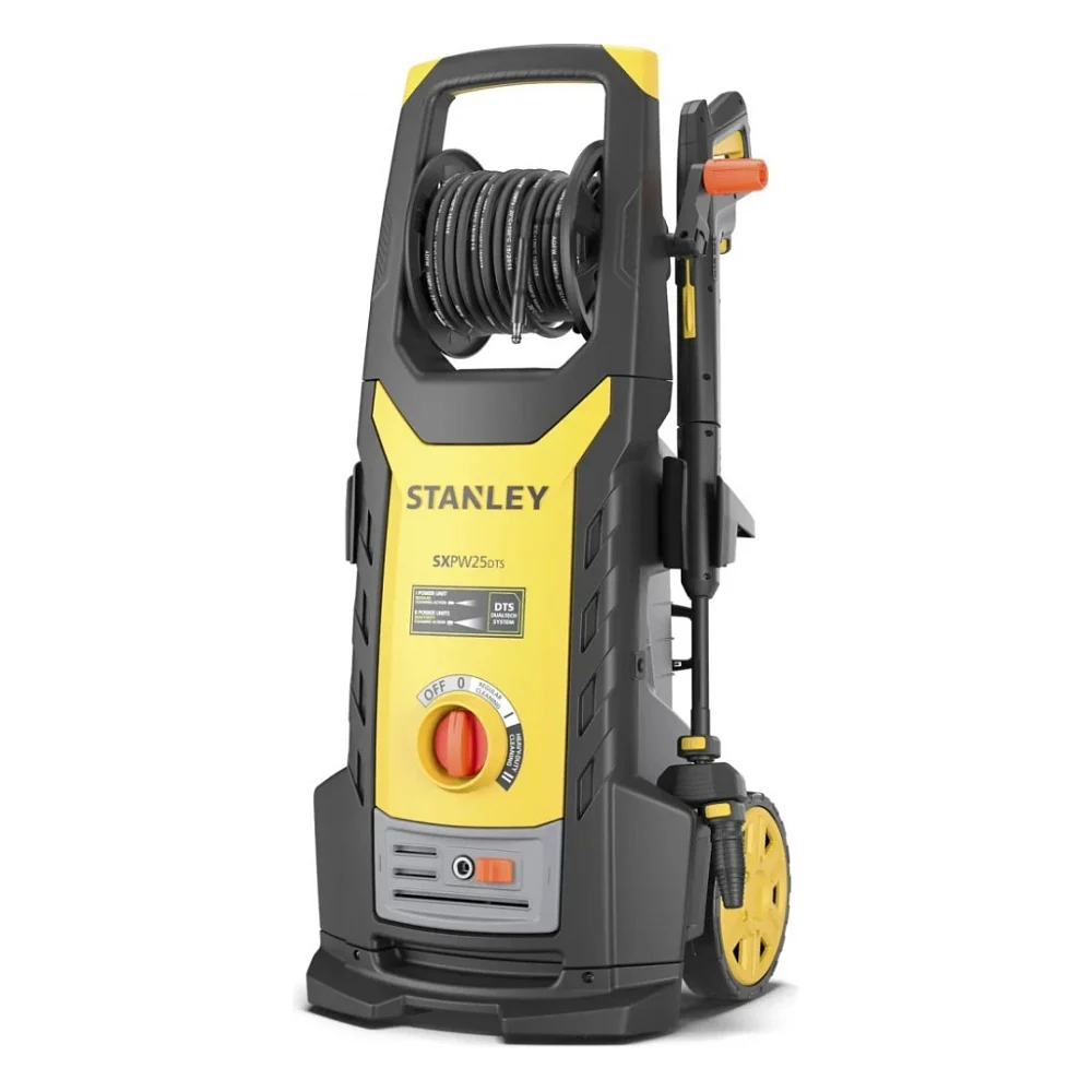 Мийка високого тиску Stanley 2.5 кВт, 150 бар, шланг 8 м (SXPW25DTS-E)