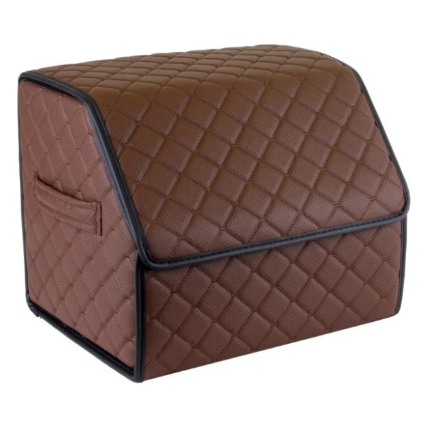 Сумка-органайзер EVAtech ECO S 30x30x35 см коричнева з коричневою ниткою (EHECESZZBR)
