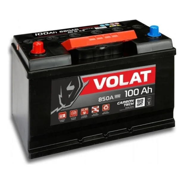 Акумулятор автомобільний VOLAT 100A +прав (0) (L5) 850А