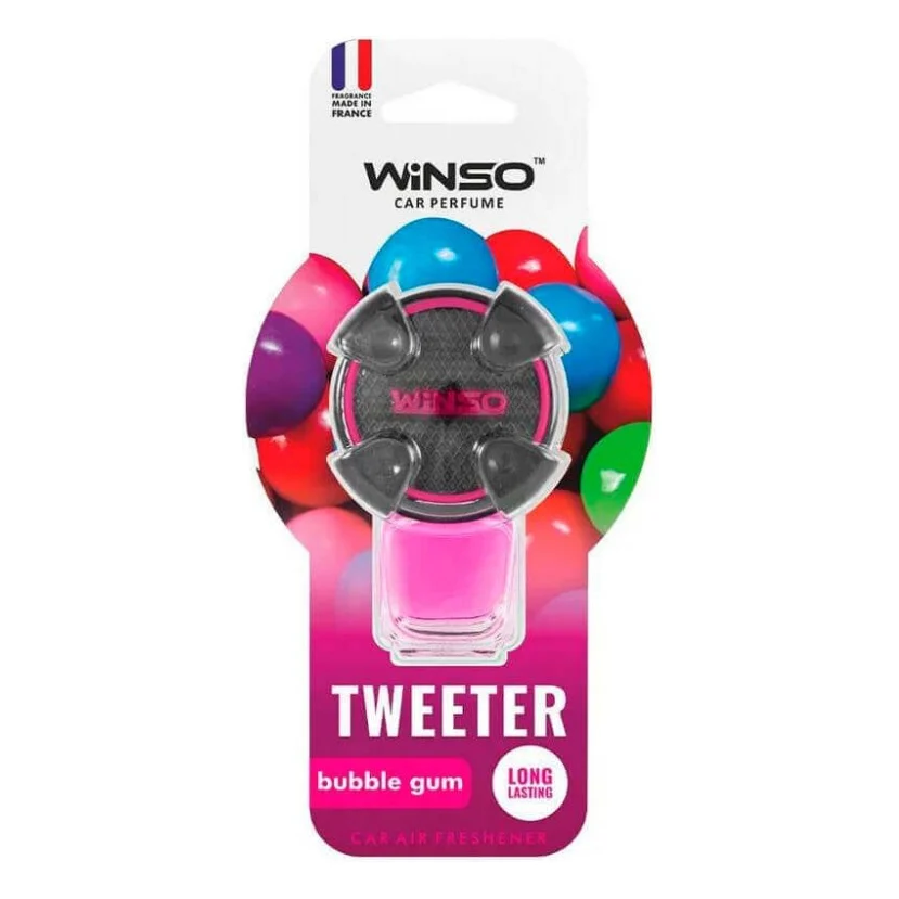 Ароматизатор для автомобіля WINSO Tweeter Bubble Gum 8мл (530840)