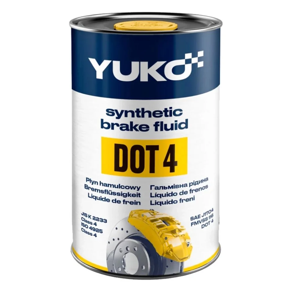 Гальмівна рідина Yuko ДОТ-4 0,455кг (4823110403297)