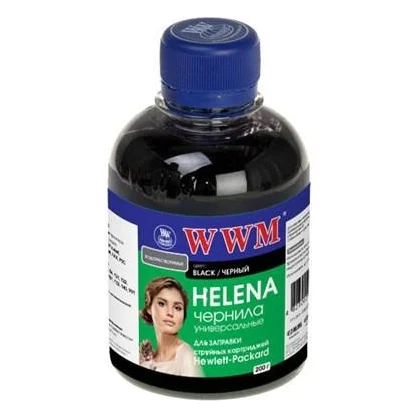 Чорнило WWM HP UNIVERSAL HELENA Black 200г (HU/B)