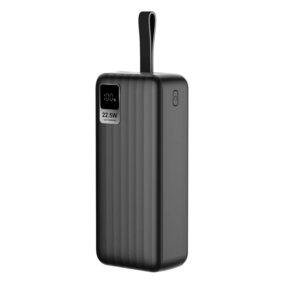 Батарея універсальна ColorWay 30 000 mAh PD/18W, QC3.0/22.5, Digital Display, Black (CW-PB300LPC5BK-PDD)