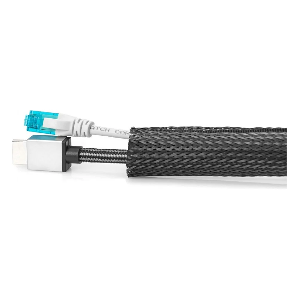 Тримач для кабелю Digitus Cable Tube, 2m, black (DA-90507)