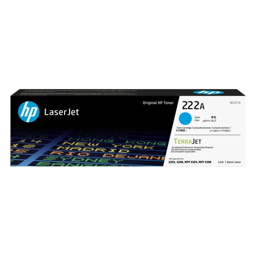 Картридж HP CLJ  222A Cyan 1.2K (W2221A)
