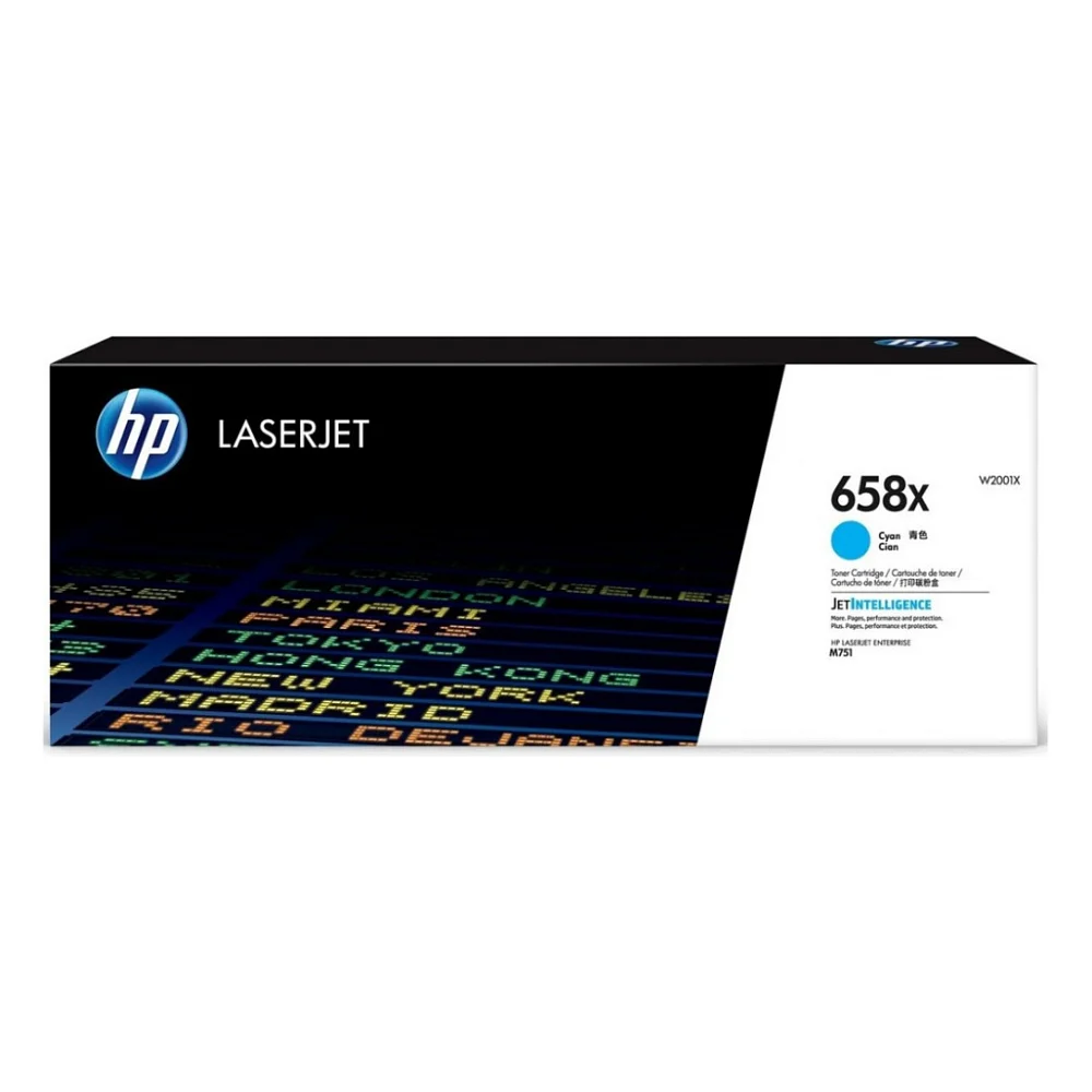 Картридж HP CLJ  658X Enterprise M751n/M751dn 28K Cyan (W2001X)