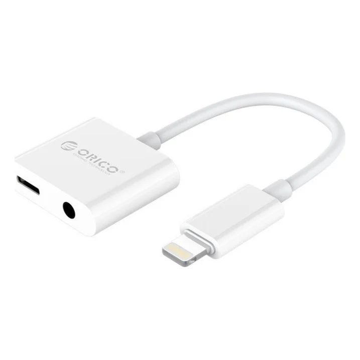 Перехідник Lightning to 3.5mm/Lightning 2LT-WH-BP Orico (CA912797)