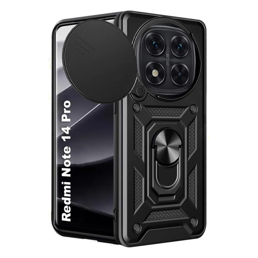 Чохол до мобільного телефона BeCover Military Xiaomi Redmi Note 14 Pro 5G Black (712869)