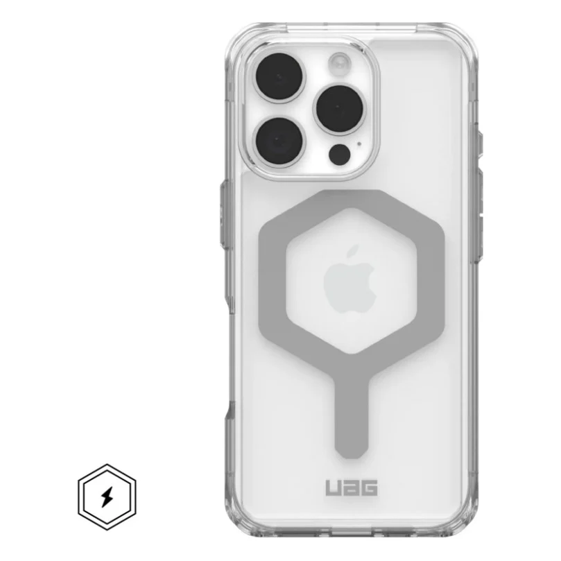 Чохол до мобільного телефона UAG iPhone 16 Pro Plyo Magsafe Ice/Silver (114480114333)