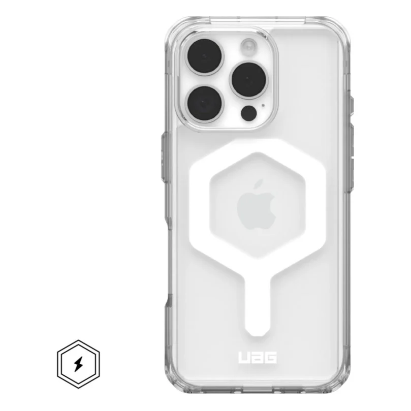 Чохол до мобільного телефона UAG iPhone 16 Pro Plyo Magsafe Ice/White (114480114341)
