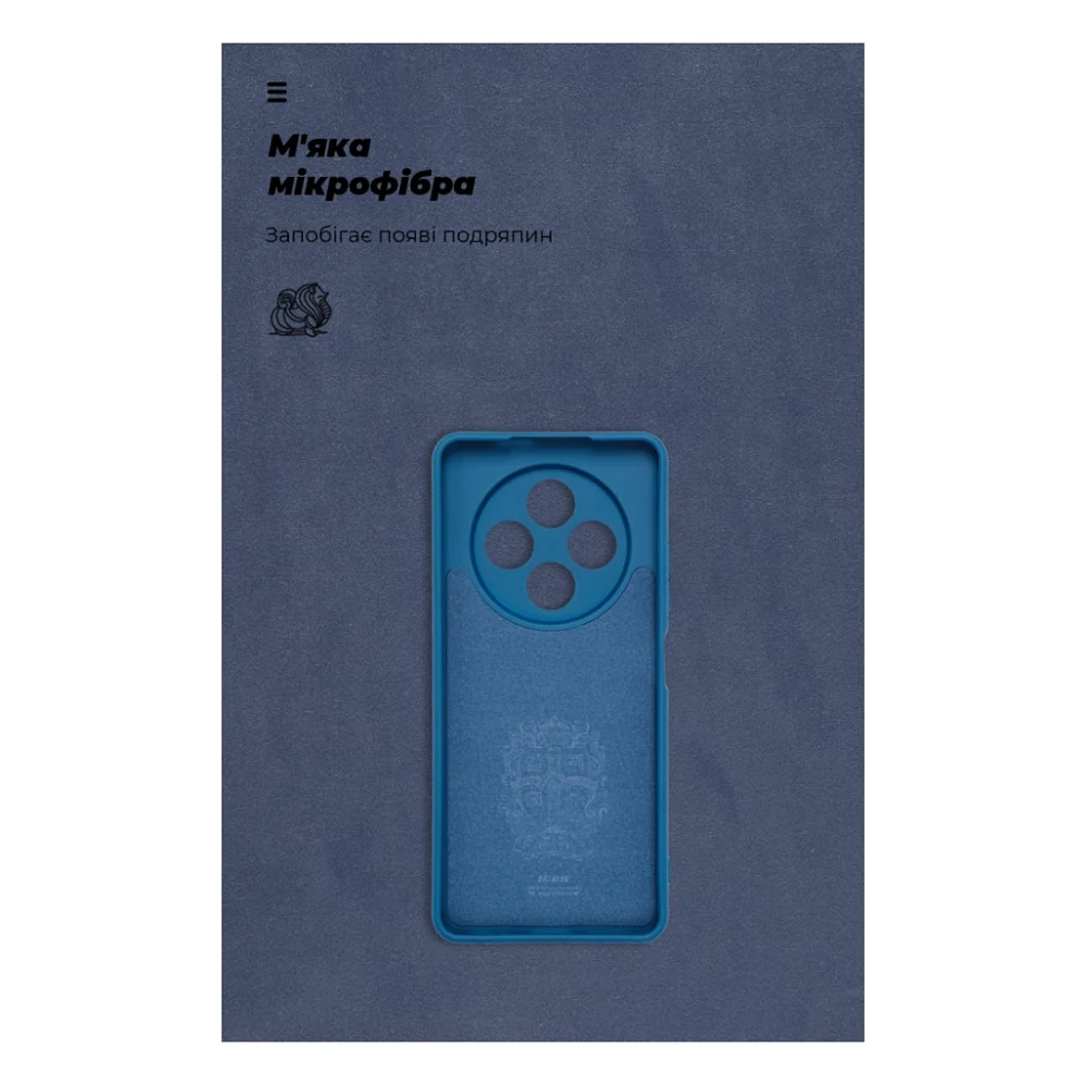 Чохол до мобільного телефона Armorstandart ICON Tecno Spark 30 4G (KL6) Camera cover Dark Blue (ARM81366) — фото 4
