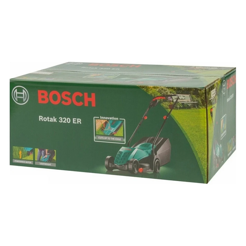 Газонокосарка Bosch Rotak 320 1200Вт, 32см, 31л, 20-60мм (0.600.8A6.00A) — фото 4
