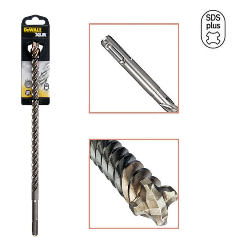 Бур DeWALT SDS-Plus, XLR, 4 кромки, 8x160x100 мм (DT8923)