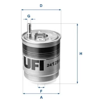 Фільтр паливний UFI 24.129.00