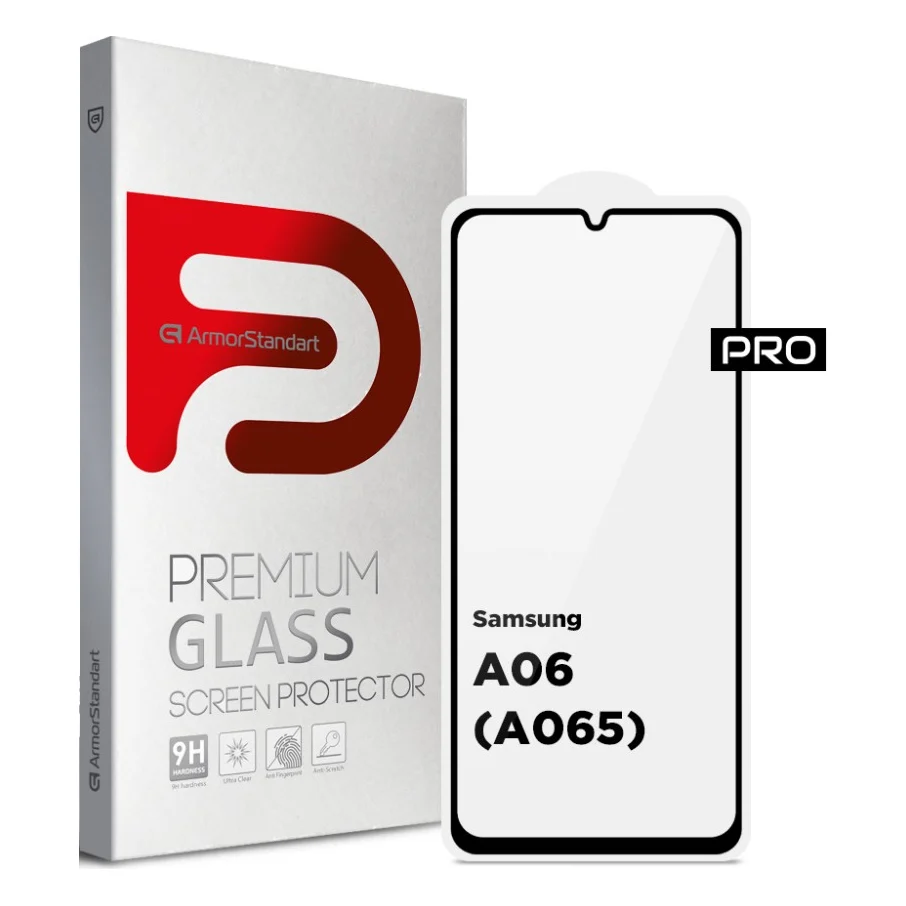Скло захисне Armorstandart Pro Samsung A06 (A065) Black (ARM80170)