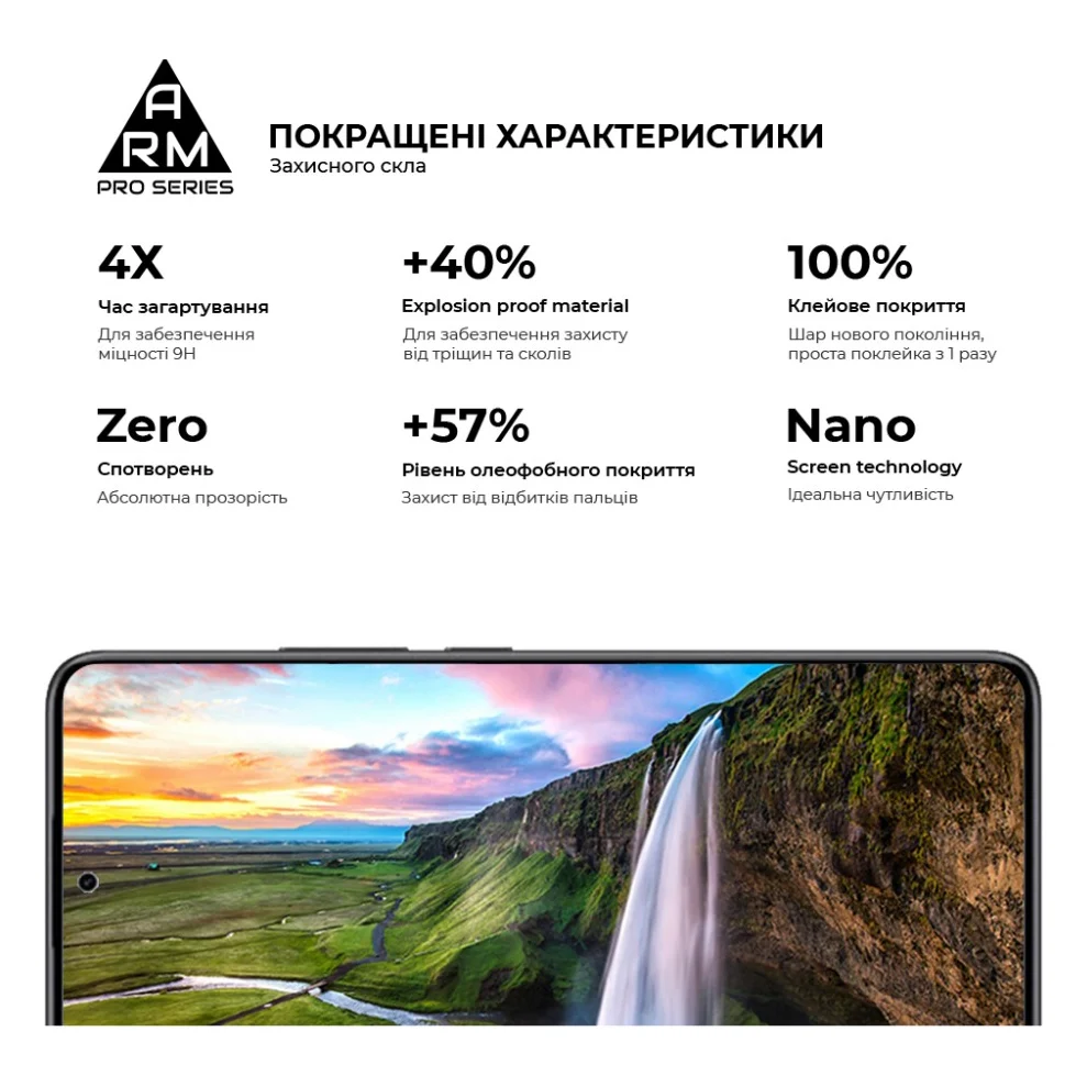 Скло захисне Armorstandart Pro Xiaomi Redmi Note 14 5G Black (ARM83175) — фото 5