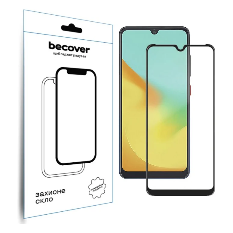 Скло захисне BeCover ZTE Blade A35/A55 Black (712313)