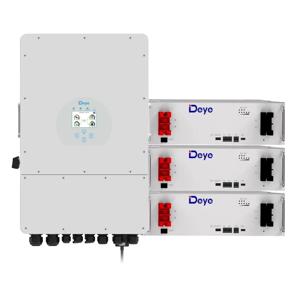Система зберігання енергії Deye SUN-12K-SG04LP3-EU-3DE15.36K-LFP