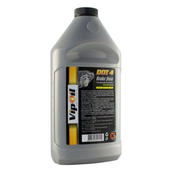 Гальмівна рідина VIPOIL DOT4 780 г (701356)