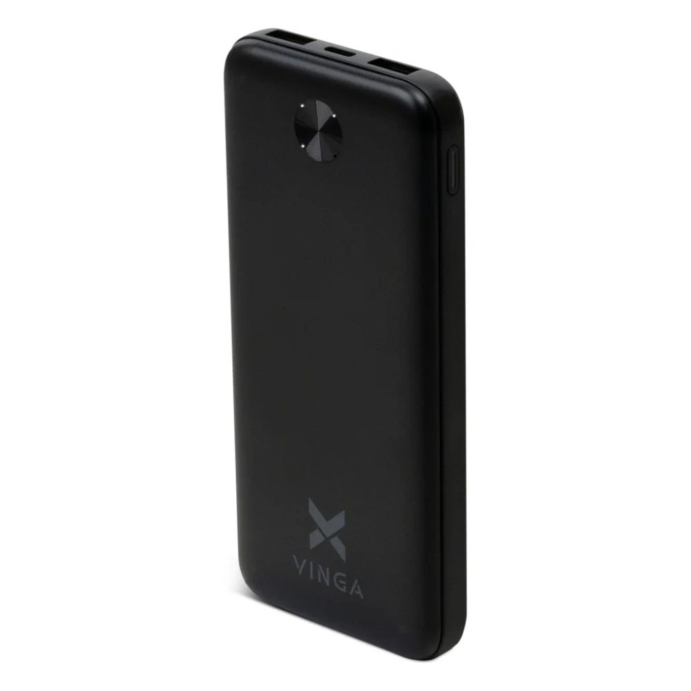 Батарея універсальна Vinga 10000 mAh 10W Black (VPBB10)