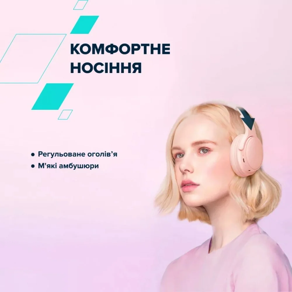Навушники Canyon OnRiff 4 Bluetooth Pink (CNS-CBTHS4P) — фото 5