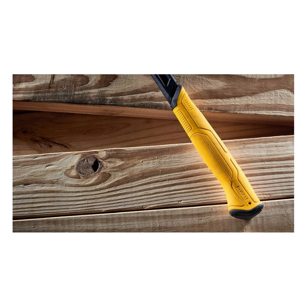 Молоток DeWALT DEM-CLAW демонтажний, суцільнометалевий, 624 г, з прямим цвяхом. (DWHT51008-0) — фото 7