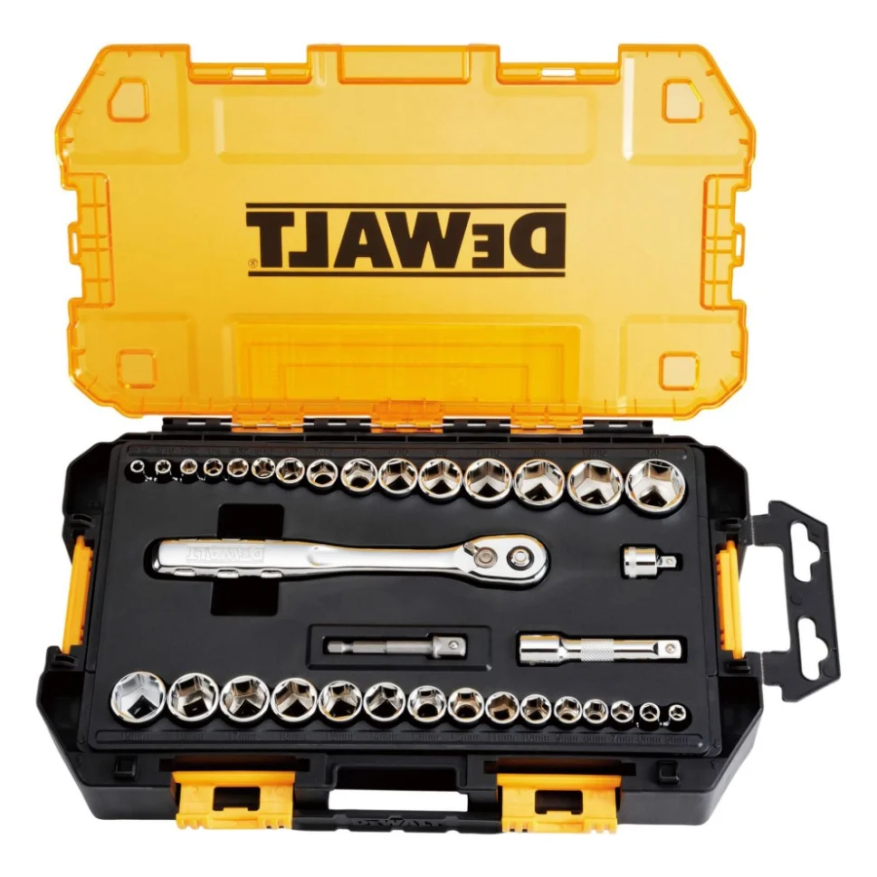 Набір головок DeWALT 1/4", 3/8", 34 шт. (DWMT45034-0)
