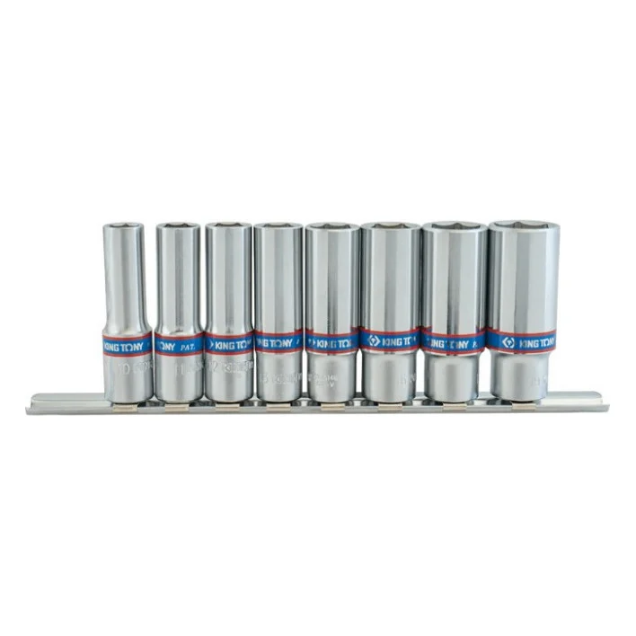 Набір головок KING TONY 3/8" 8 шт. 10-19 мм (3508MR10)