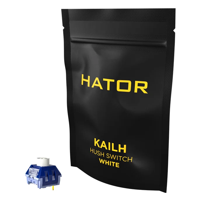 Набір перемикачів HATOR Hotswap Switch Kailh Hush White (HTS-107)