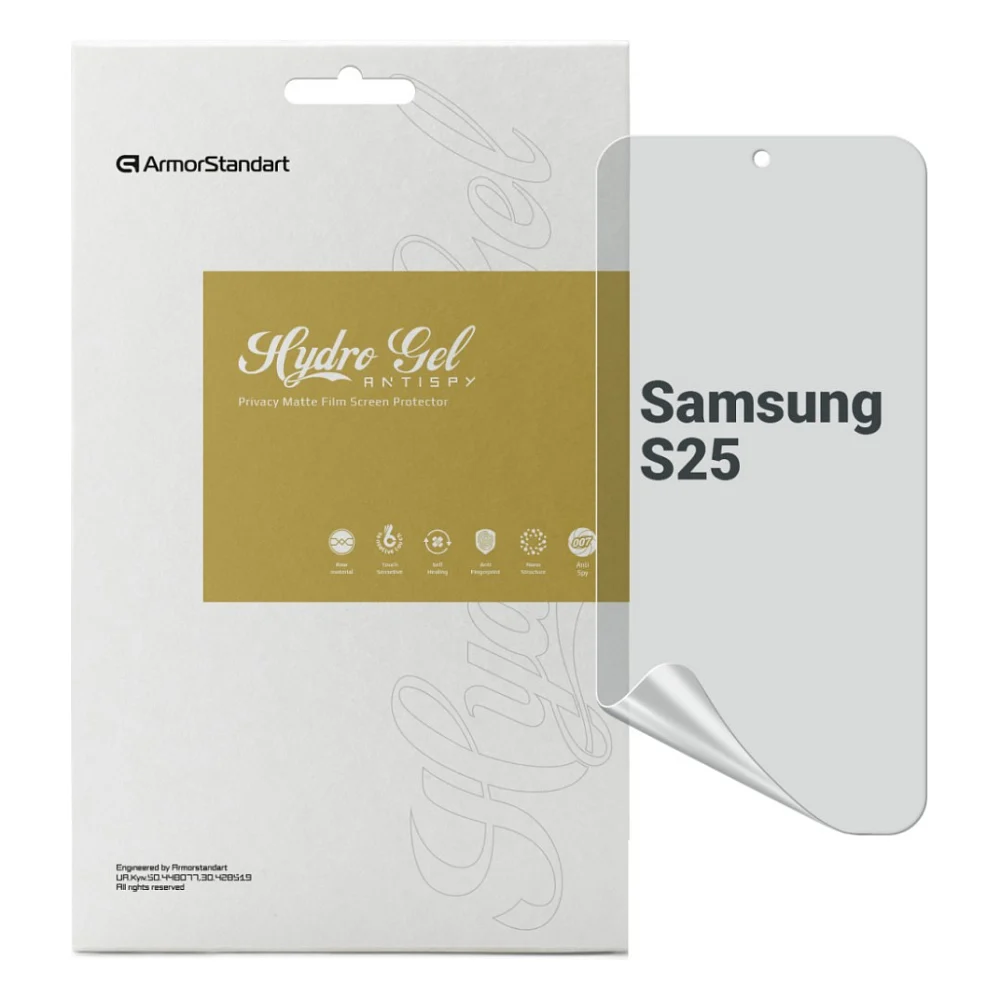 Плівка захисна Armorstandart Anti-spy Samsung S25 (ARM81513)