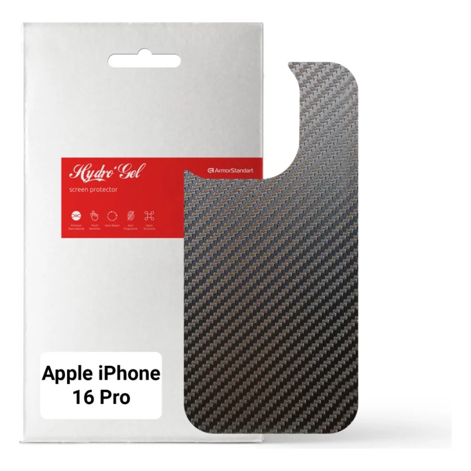Плівка захисна Armorstandart for Back Panel Apple iPhone 16 Pro Carbone (ARM79609)