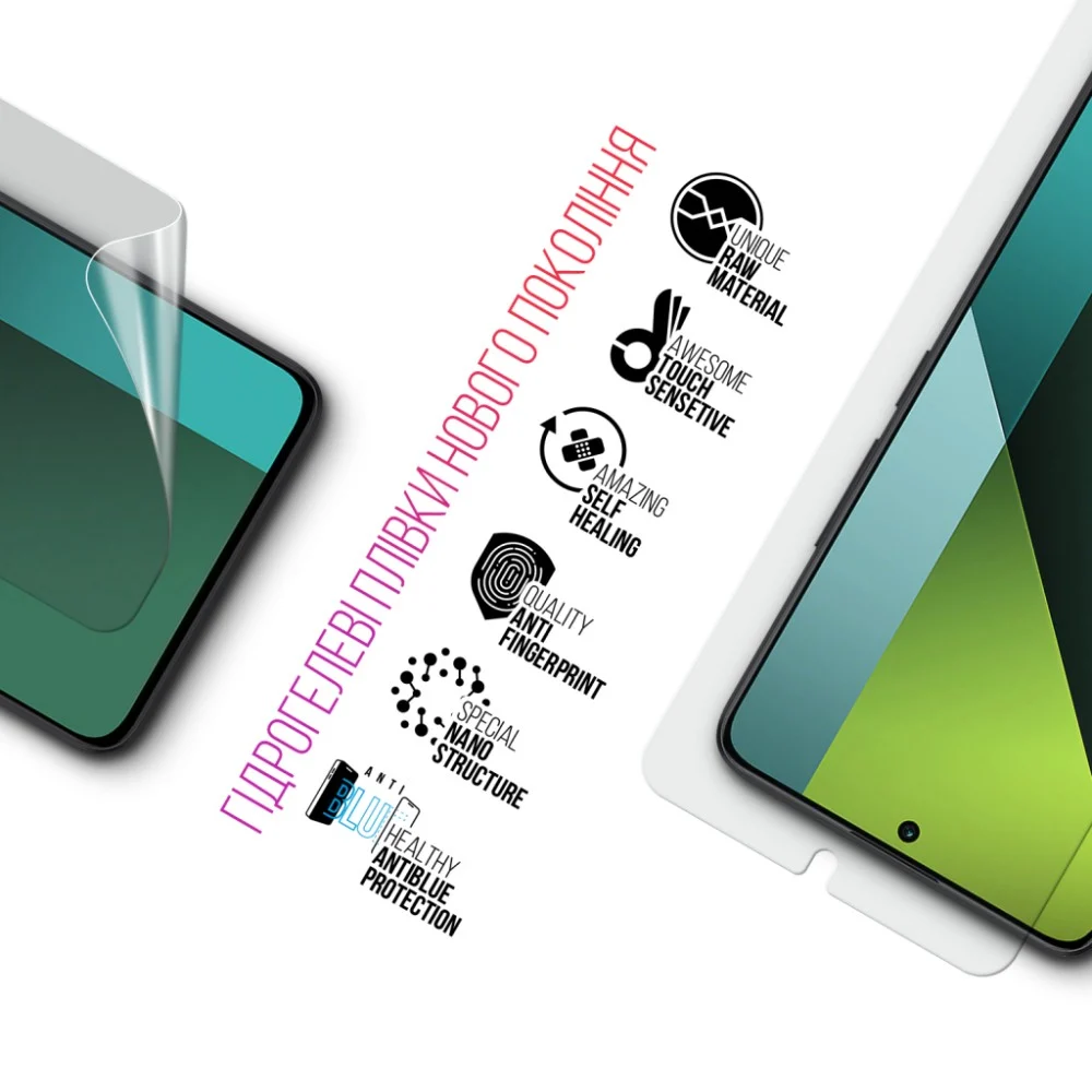 Плівка захисна Armorstandart Kit Clear + Anti-Blue Xiaomi Redmi Note 13 Pro+ 5G (ARM80693) — фото 3