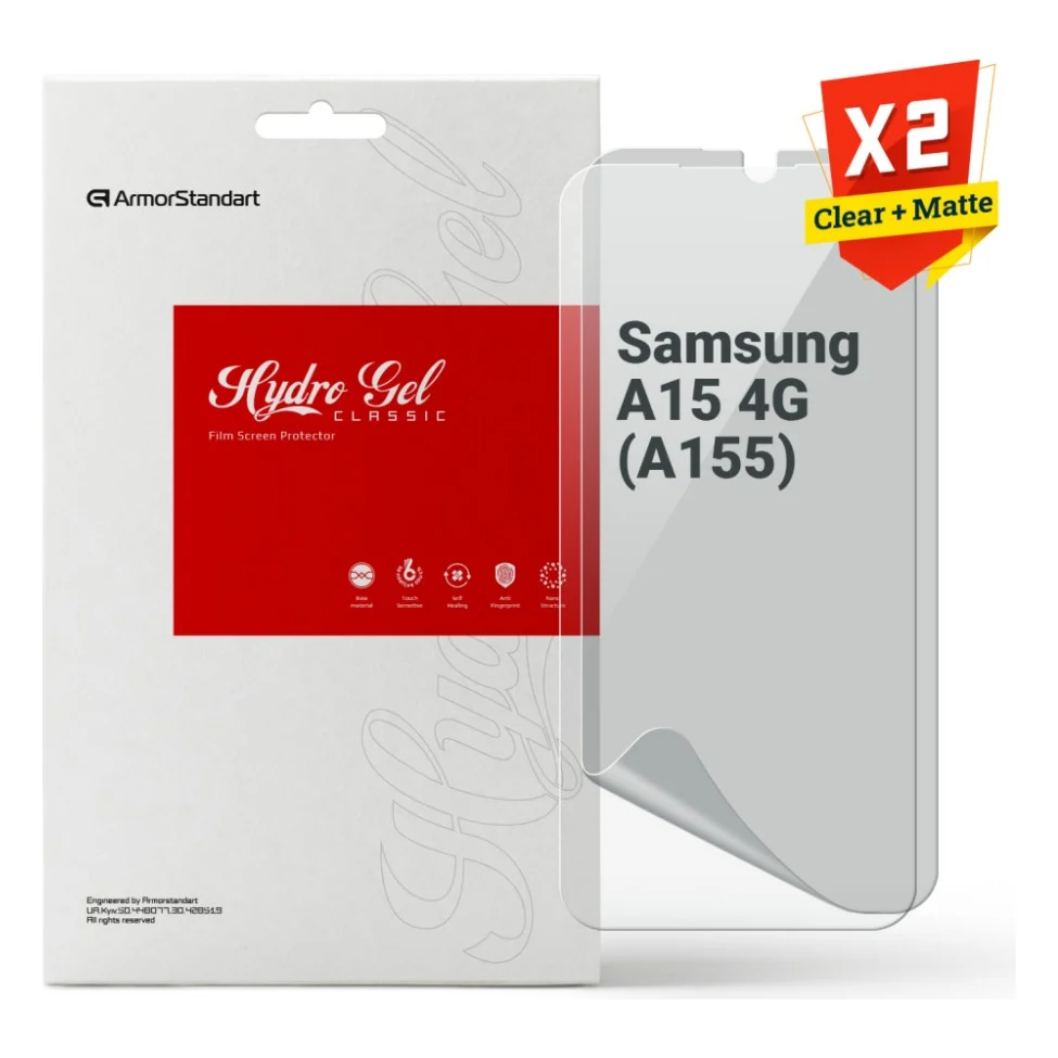 Плівка захисна Armorstandart Kit Clear + Matte Samsung A15 4G (A155) (ARM80702)