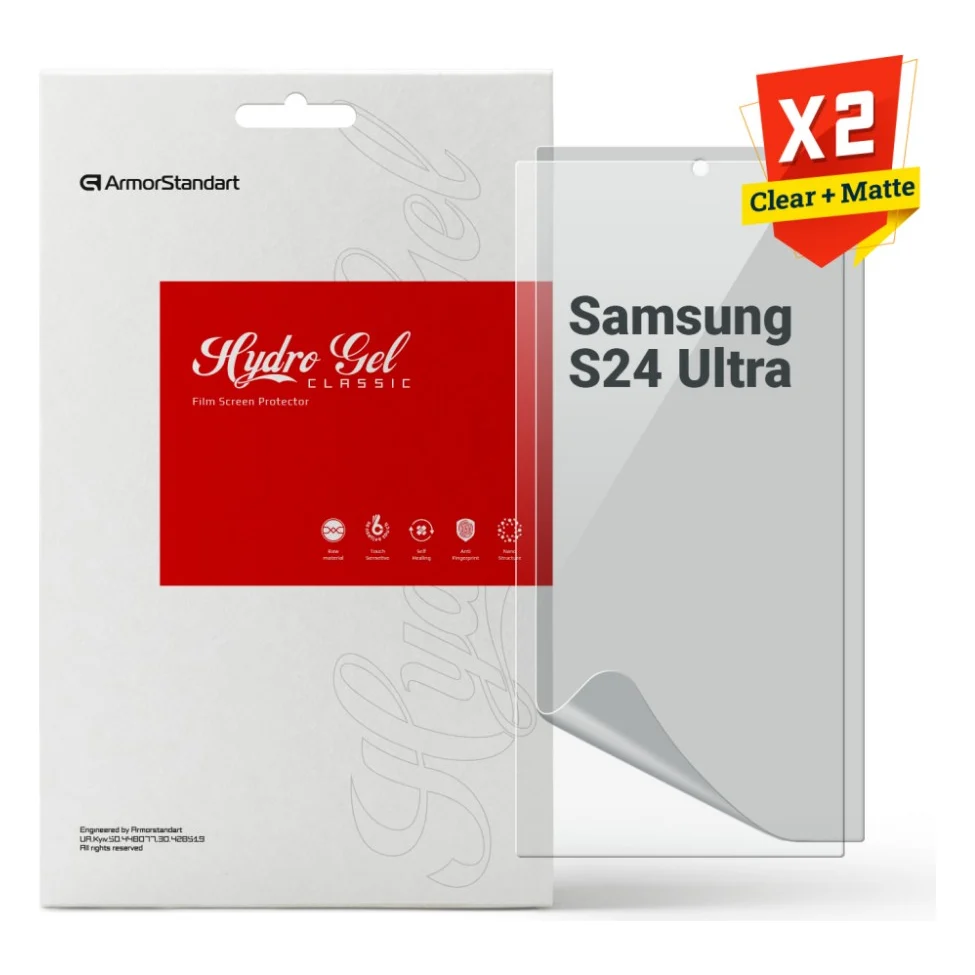 Плівка захисна Armorstandart Kit Clear + Matte Samsung S24 Ultra (ARM80707)