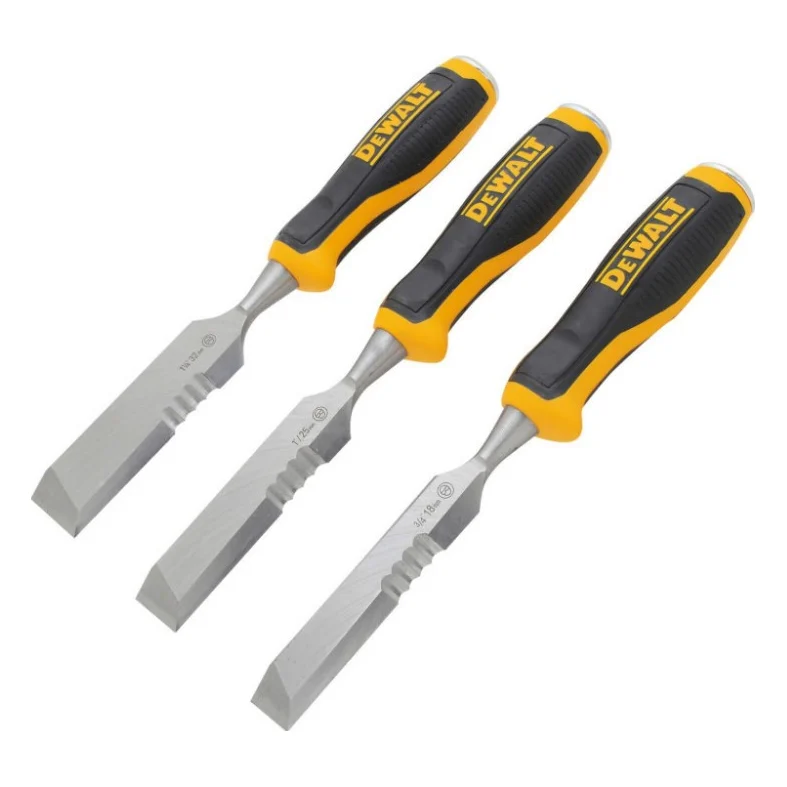 Стамеска DeWALT 150 мм з бічною ріжучою кромкою, 3 шт (DWHT0-16148)