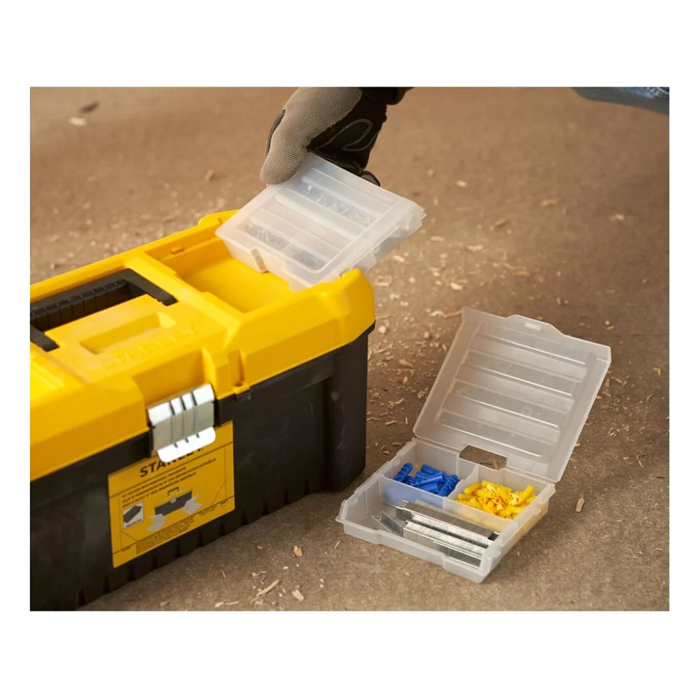 Ящик для інструментів DeWALT ESSENTIA", 406 х 205 х 195 мм (16"), пластиковий (STST75785-1) — фото 7