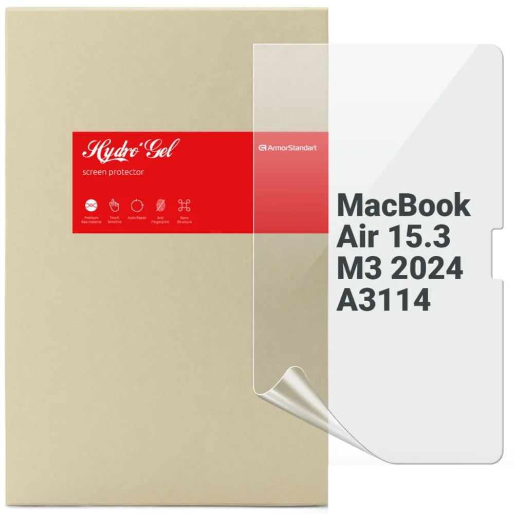 Плівка захисна Armorstandart MacBook Air 15.3 M3 2024 A3114 (ARM83276)