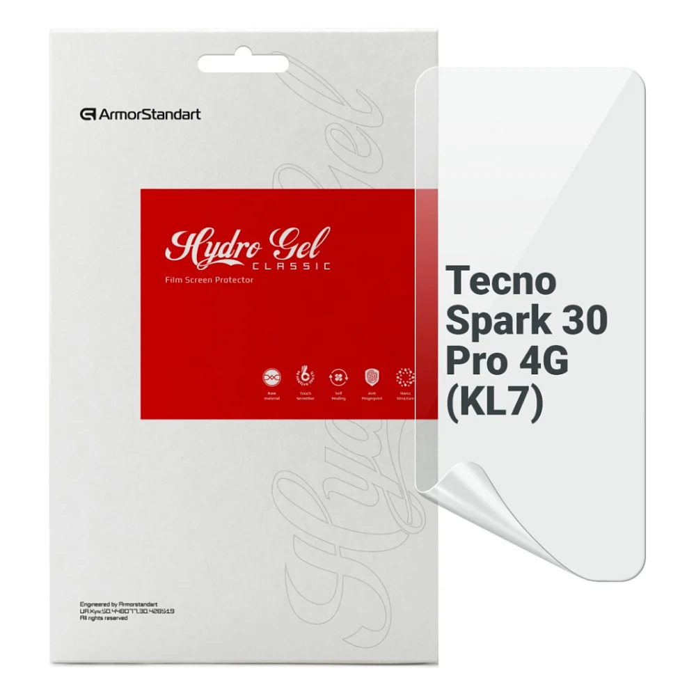 Плівка захисна Armorstandart Tecno Spark 30 Pro 4G (KL7) (ARM83303)