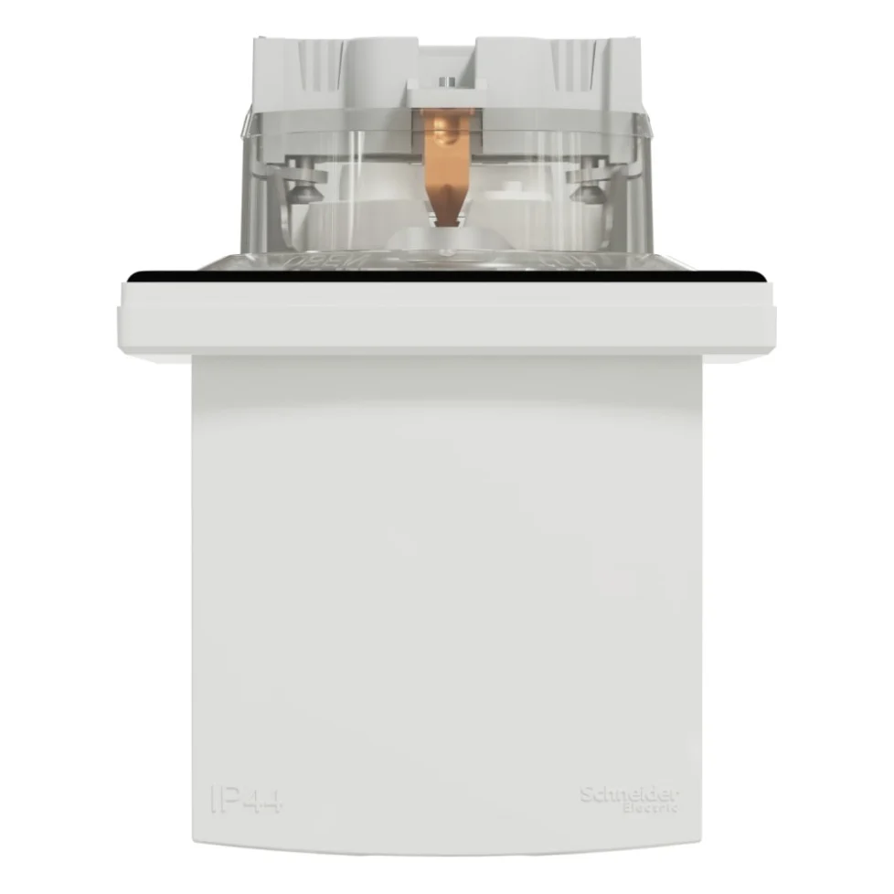 Розетка Schneider Electric ASFORA з кришкою IP44, біла (EPH3100321) — фото 5