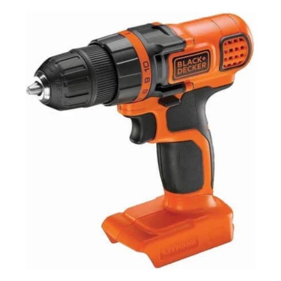 Шуруповерт Black&Decker 18 В, 28 Нм, 650 об/хв, 1.03 кг (без АКБ та ЗП) (BDCDD18N)