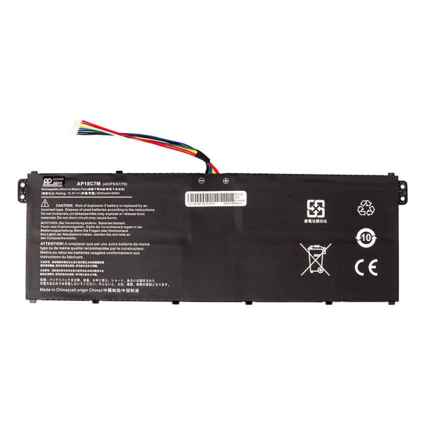 Акумулятор до ноутбука ACER Swift 3 (AP18C7M) 15.4V 3200mAh PowerPlant (NB410750)
