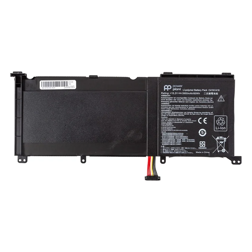 Акумулятор до ноутбука ASUS Zenbook Pro UX501VW (C41N1416) 15.2V 3950mAh PowerPlant (NB432172)