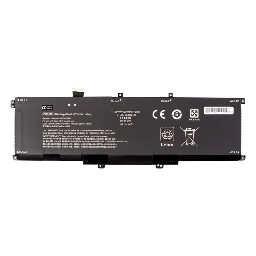 Акумулятор до ноутбука HP ZBook Studio X360 G5 (ZG06) 11.55V 6200mAh PowerPlant (NB462353)