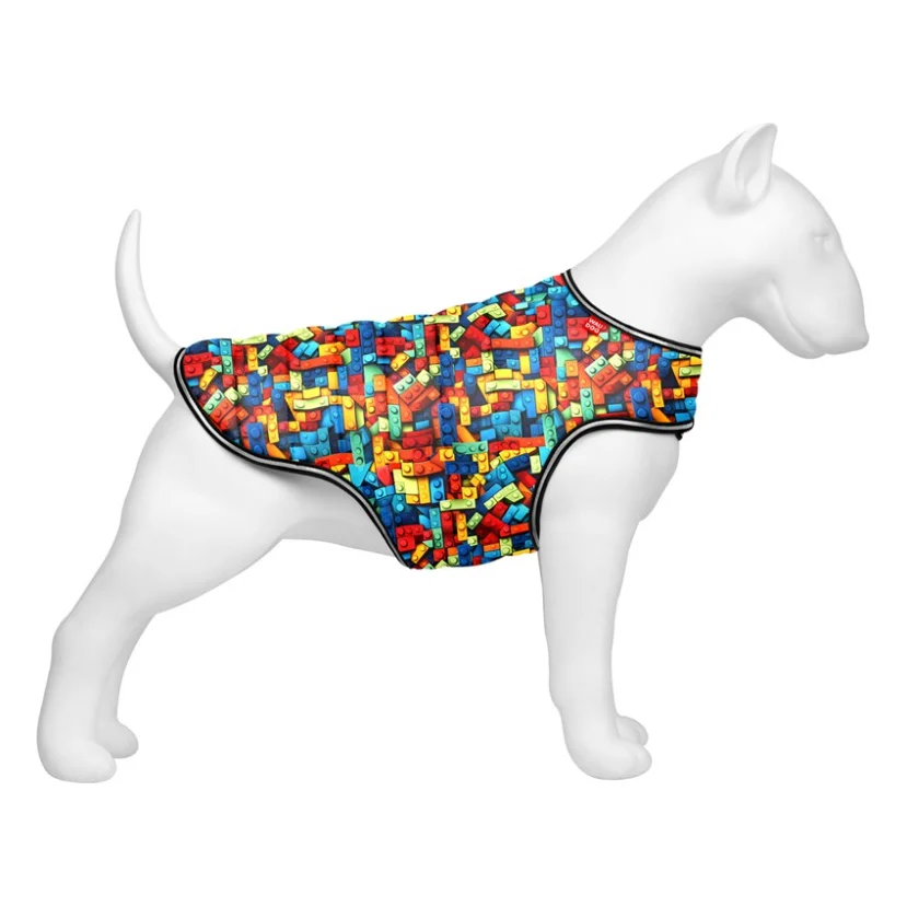 Курточка для тварин WAUDOG Clothes Накидка Блоки XL (506-4056)