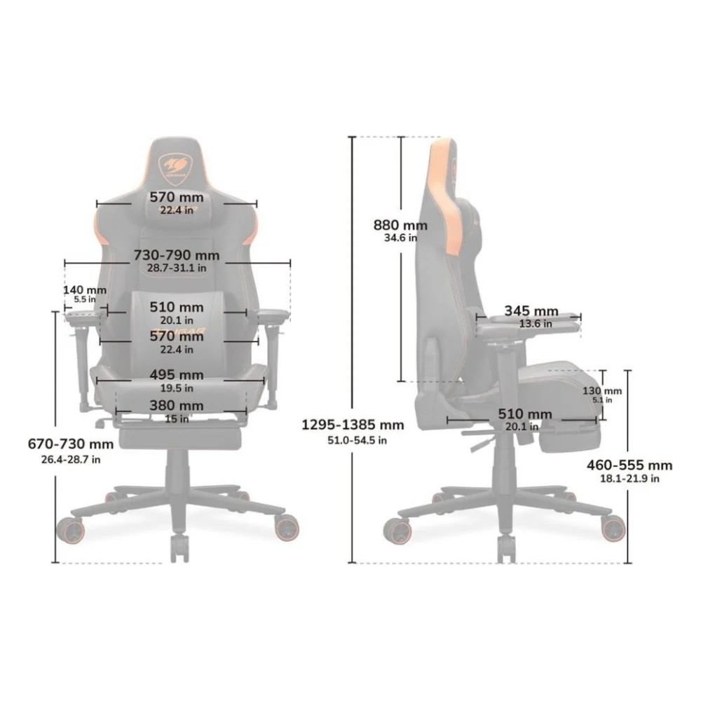 Крісло ігрове Cougar Armor EVO M — фото 10