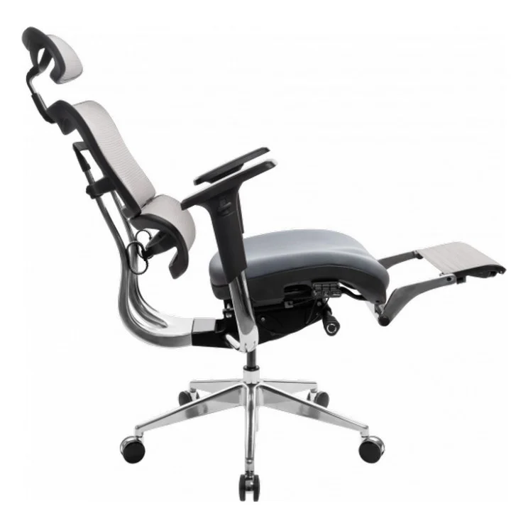 Офісне крісло GT Racer X-802L Bright Gray (X-802L Bright Gray (W-20 B-40)) — фото 7