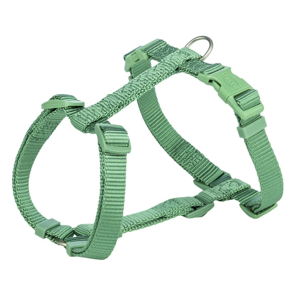 Шлея для собак Trixie Premium H-harness XXS-XS 20-32 см 10 мм Світло-зелена (4053032673045)