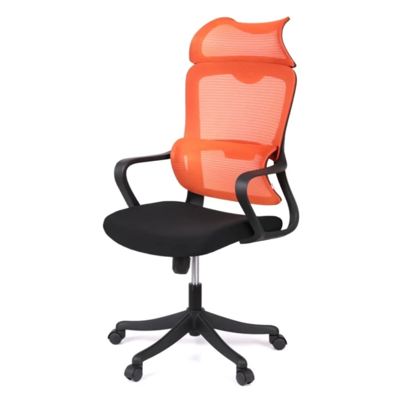 Офісне крісло Аклас Доріан BL TILT Помаранчевий (K-09 Orange OS-3000 Black) (00144001)
